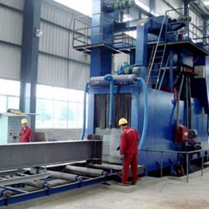 H beam straightening machine